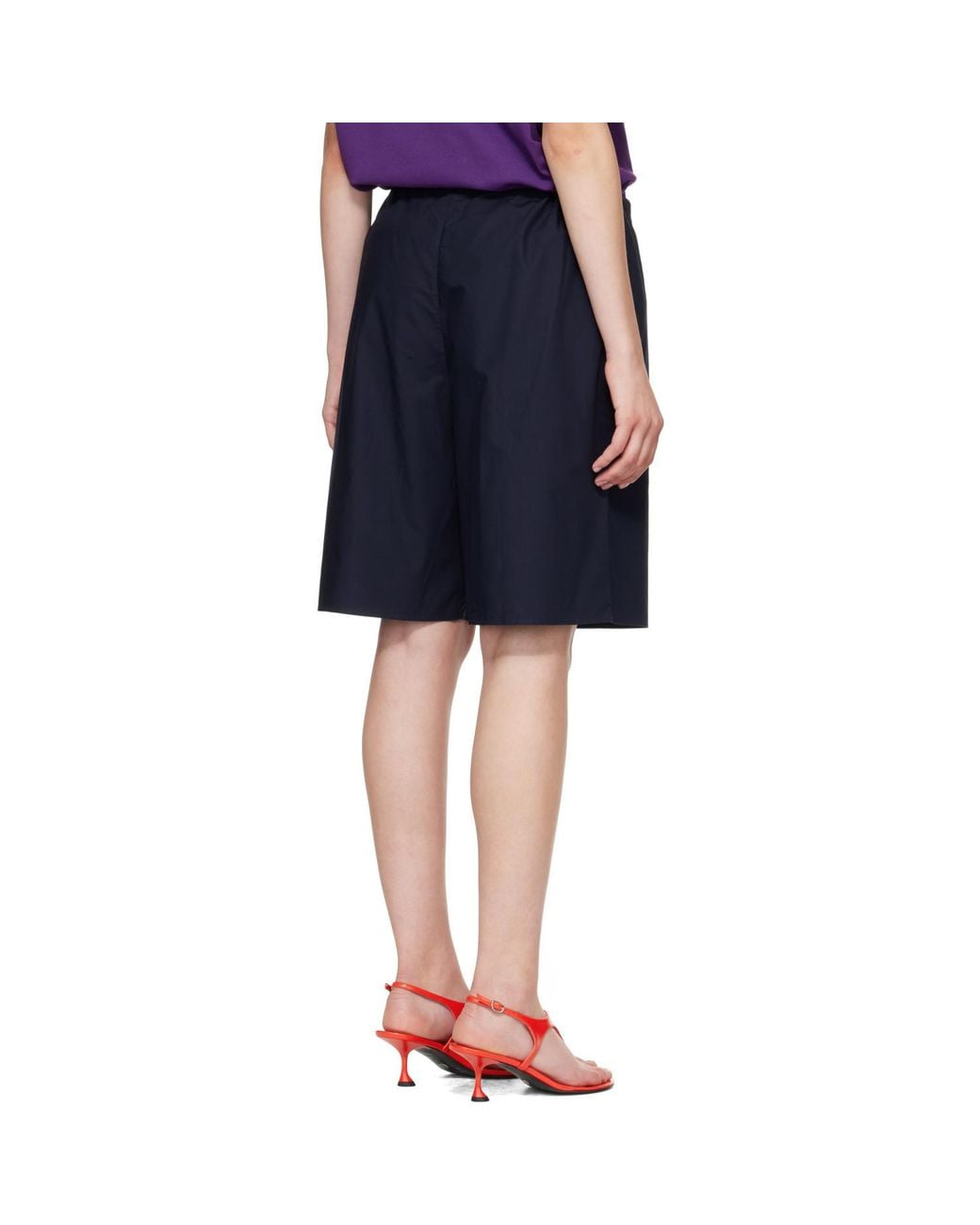 Flore Flore Blue Josephine Bermuda Shorts