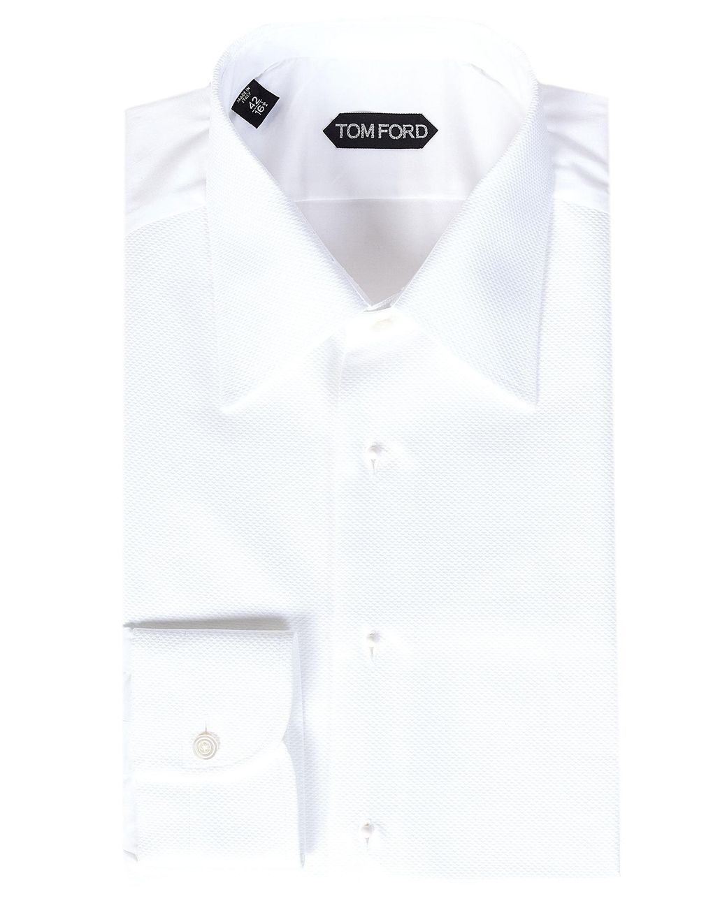Tom Ford White Long-Sleeved Shirt for men
