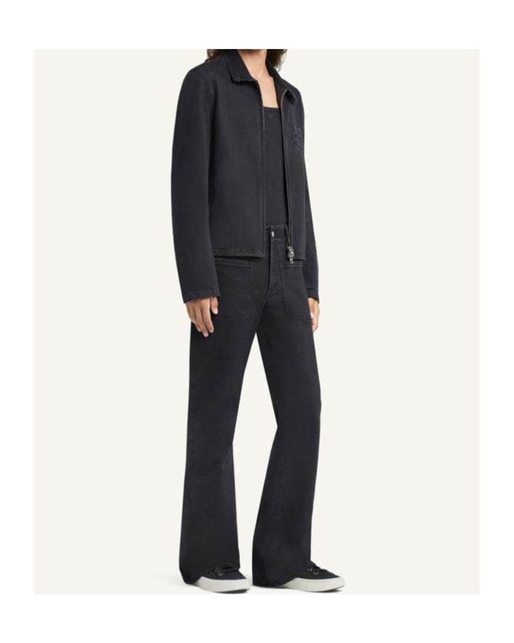 Courreges Black Courrèges City Shadow Denim Jacket for men