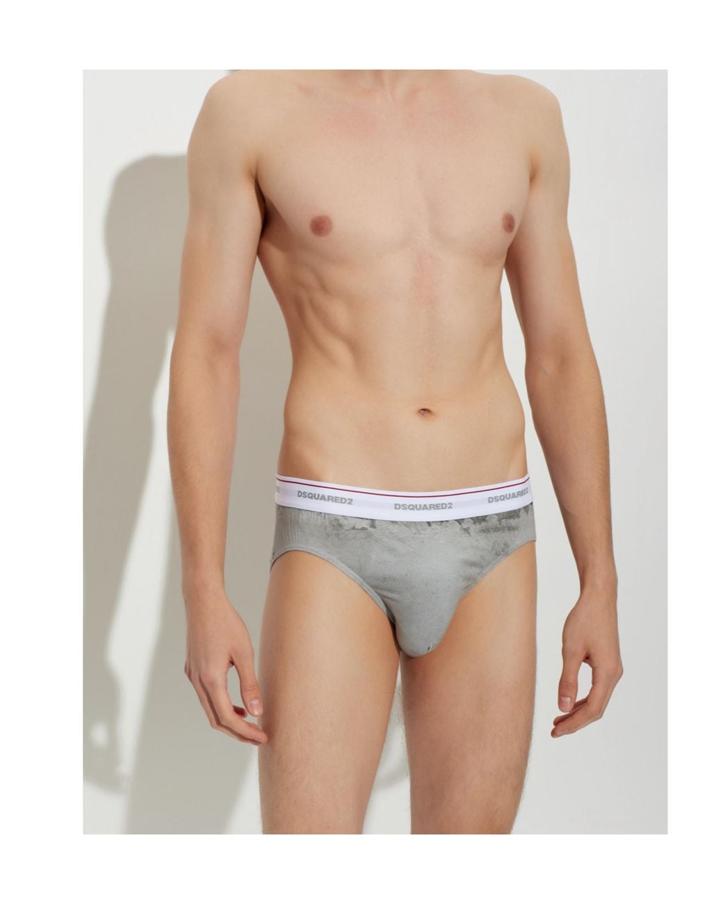 DSquared² Gray Signature Briefs for men