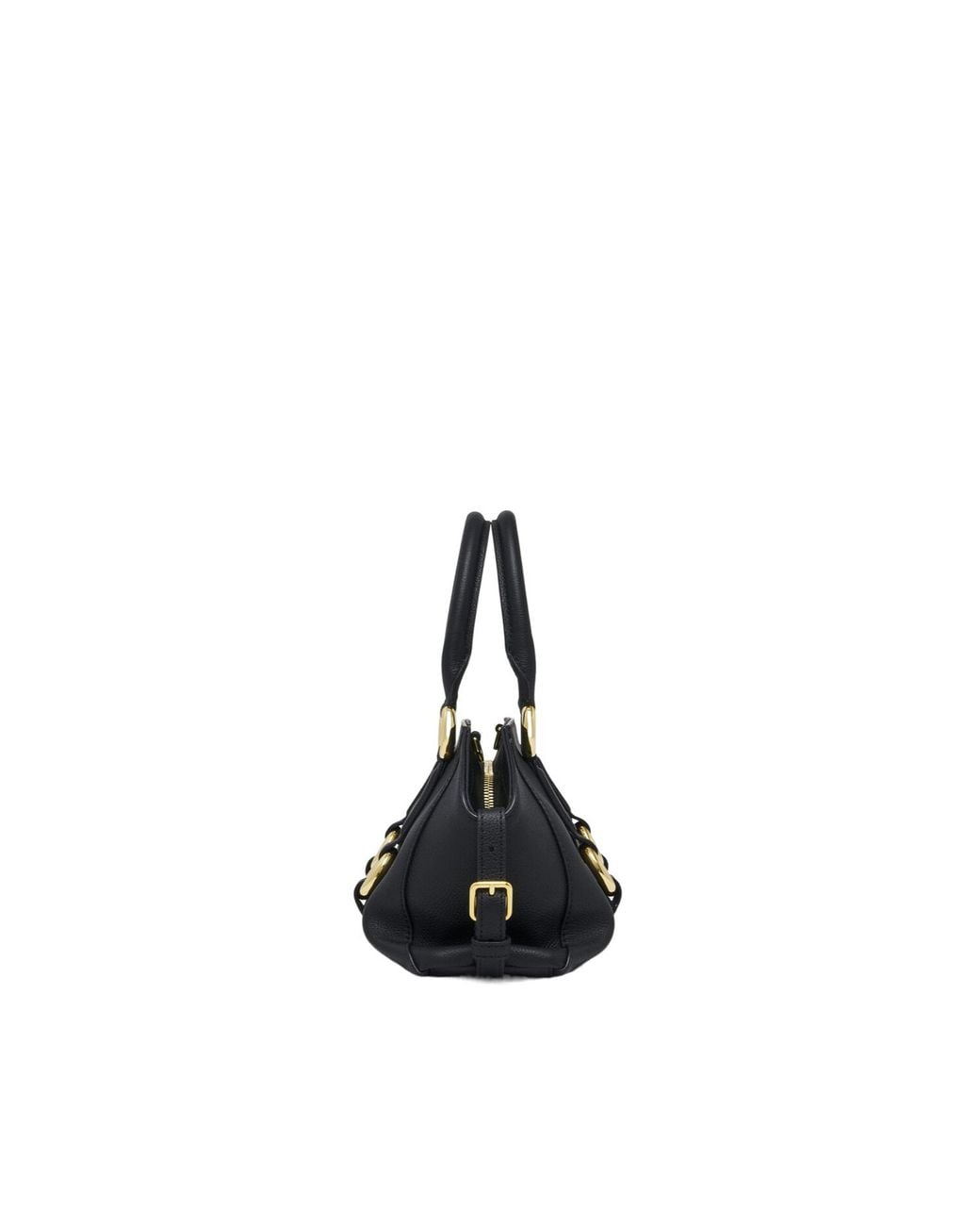 McQueen Black Farringdon Small Tote Bag