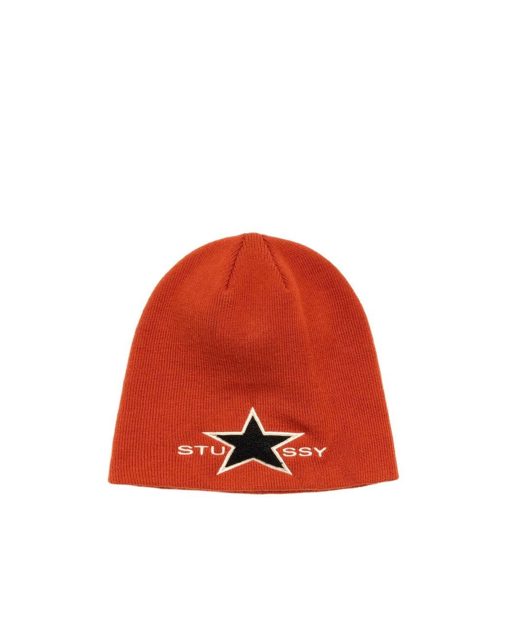 Stussy Red Brimless Cap for men