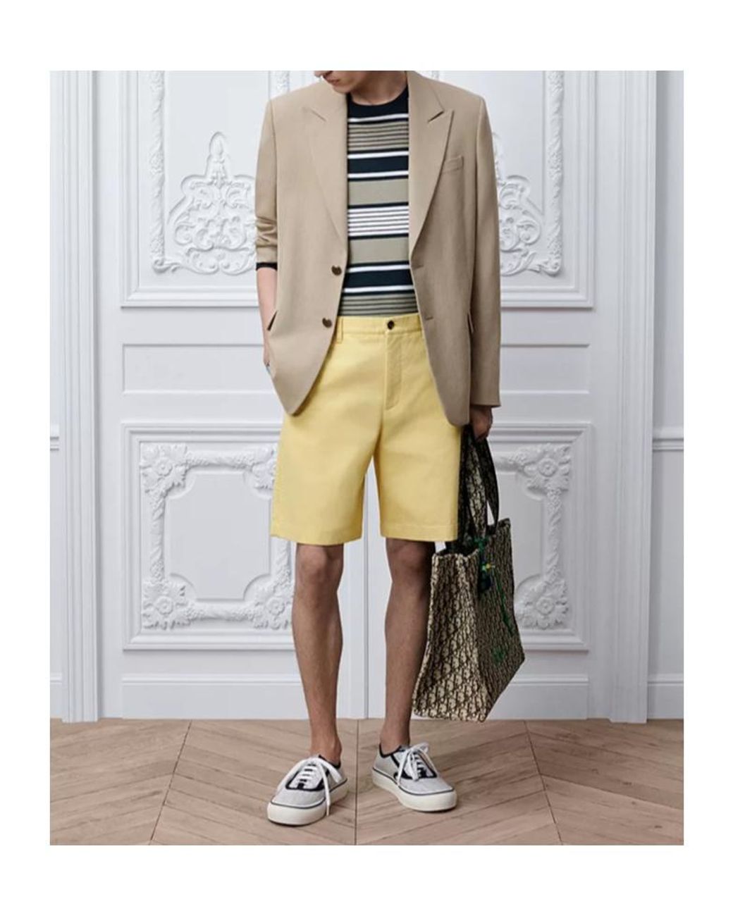 Dior Natural Iviera Single-Breasted Jacket for men