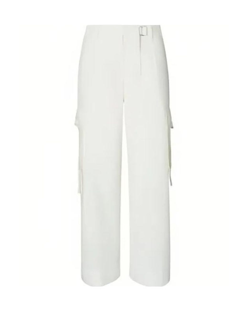 Tory Burch White Cargo Pants