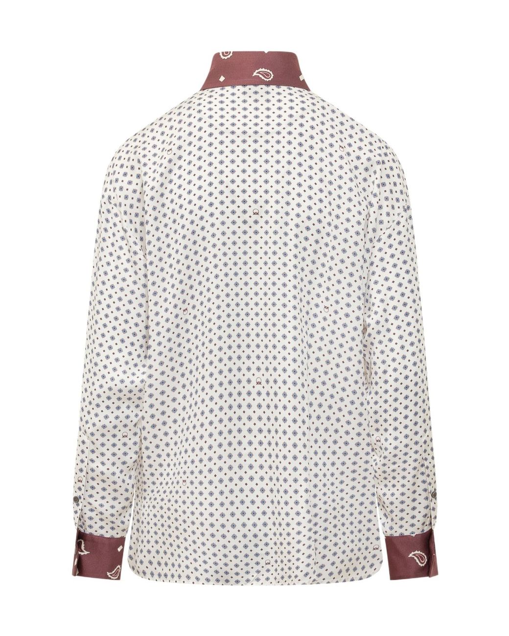 Pinko Multicolor Cher Bandana-Print Shirt