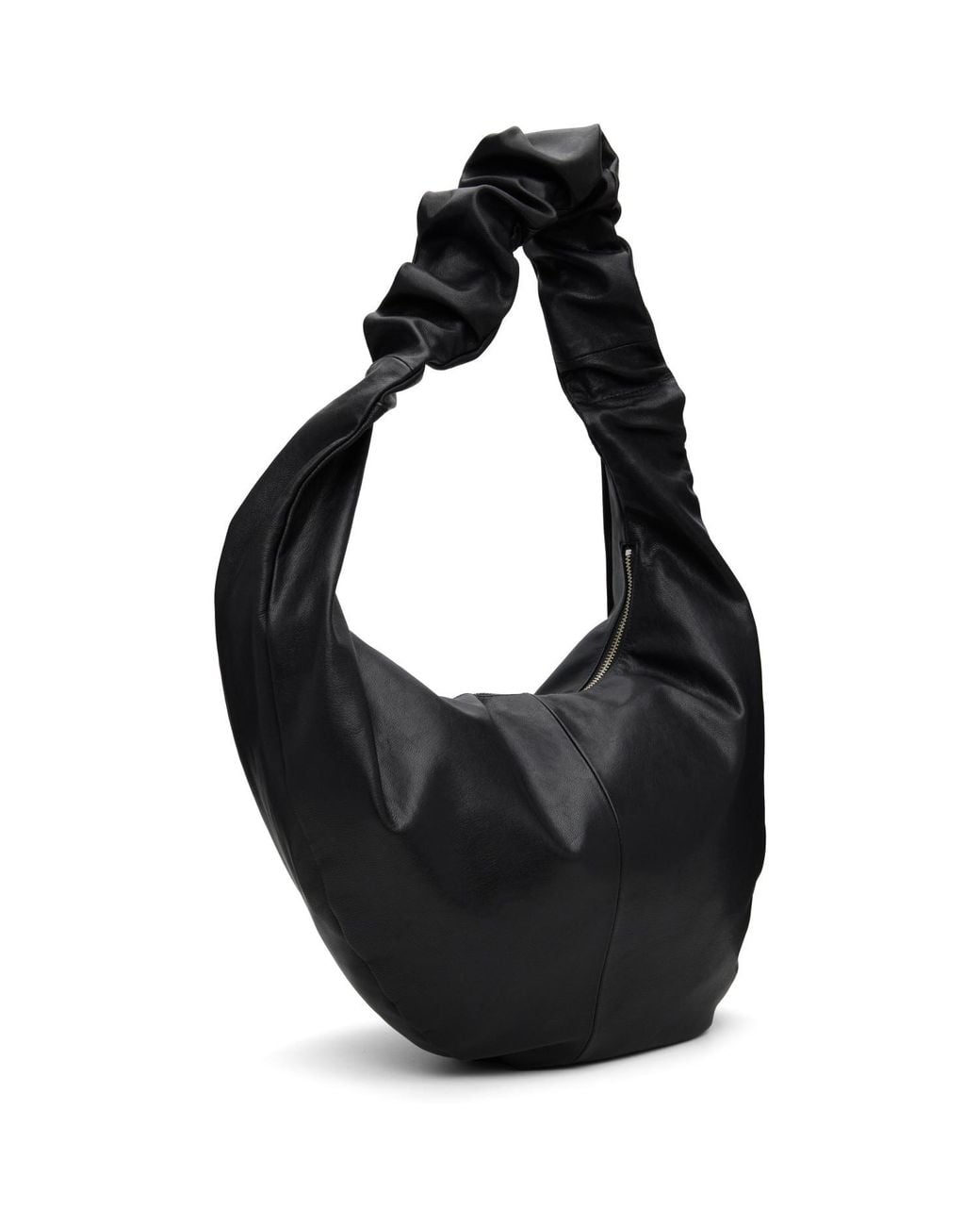Ssstein Black Twist Shoulder Bag for men