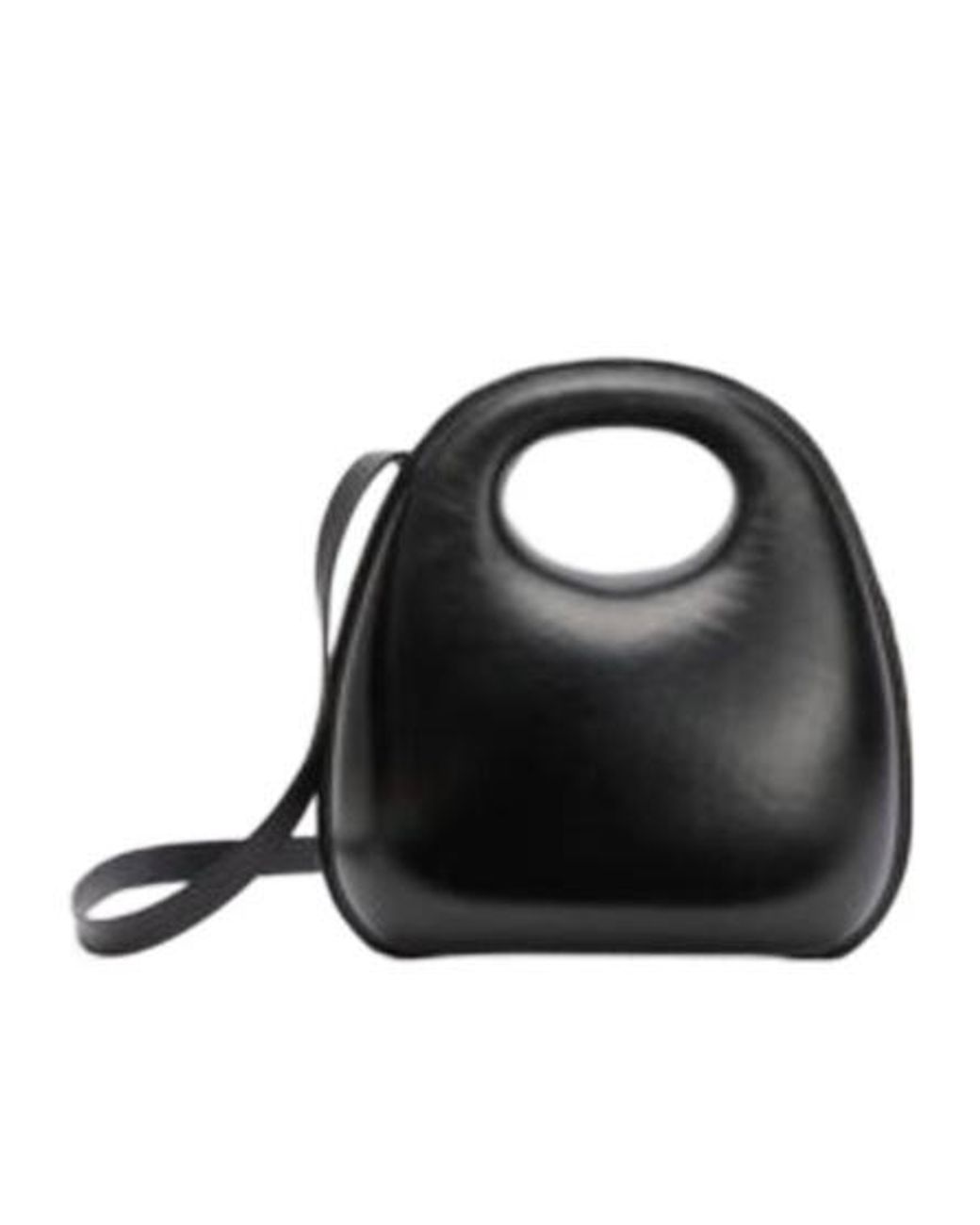 Lemaire Black Egg Leather Bag