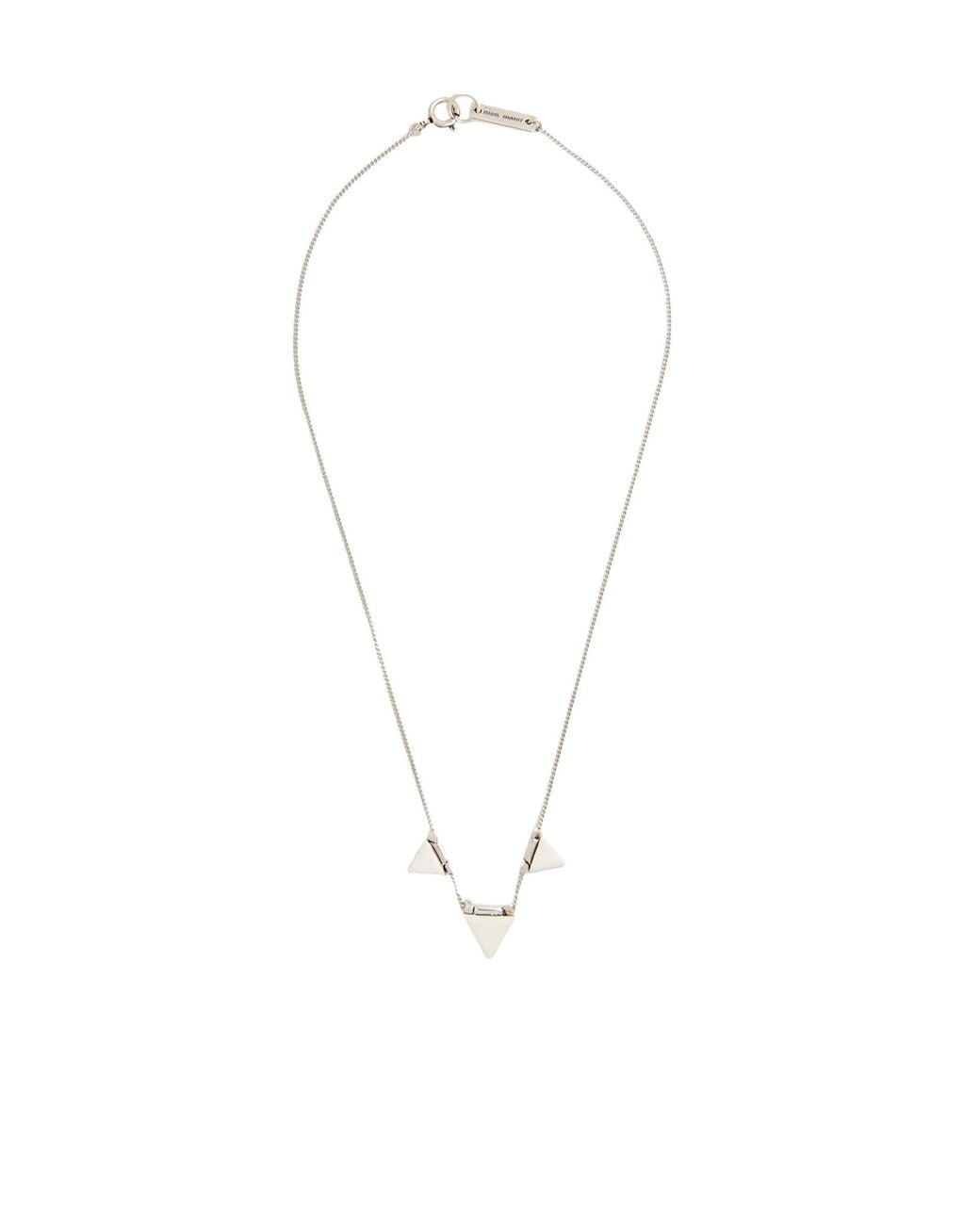 Isabel Marant White Metal Necklaces