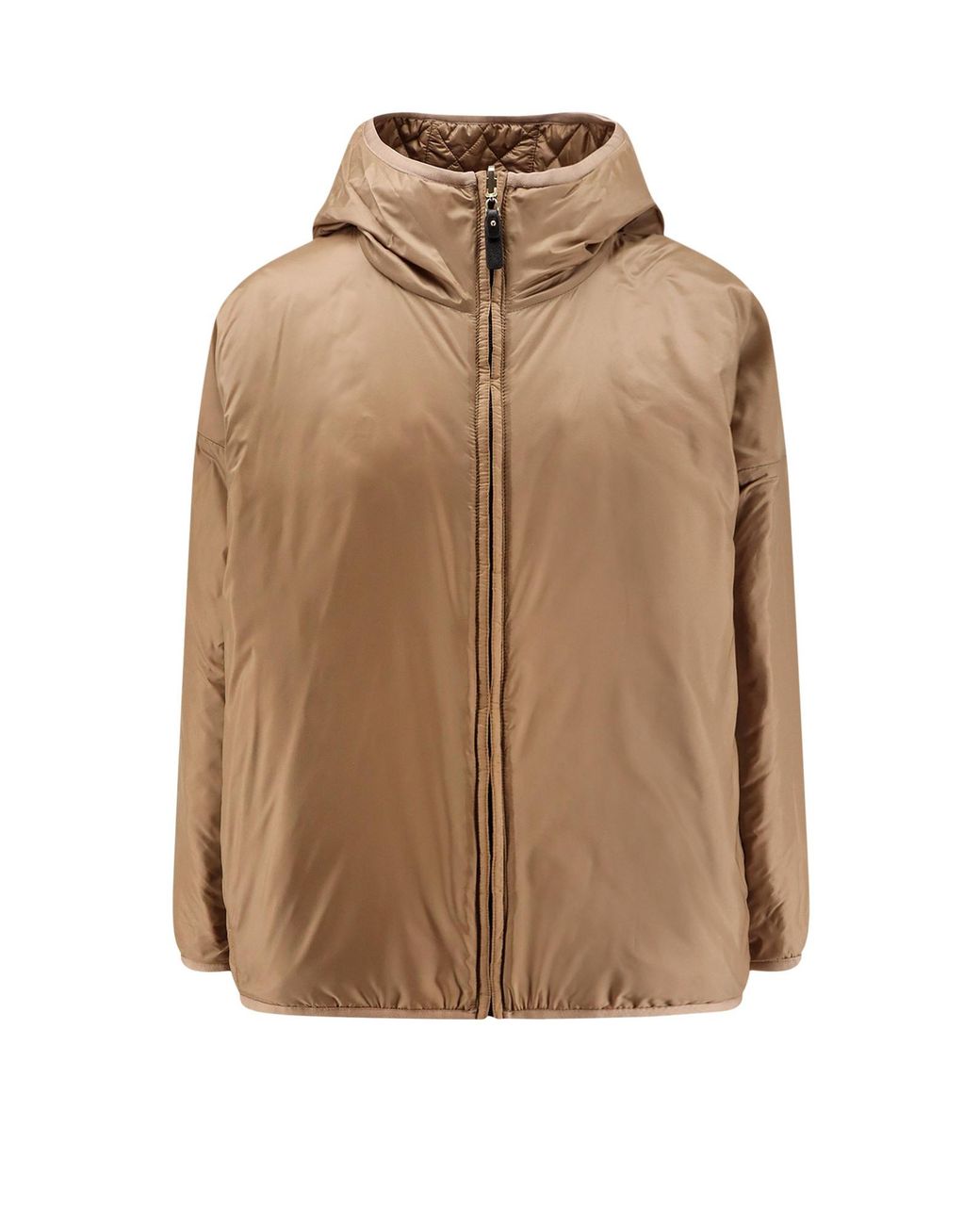 Max Mara Brown The Cube Leo Quilted Zipped Jacket