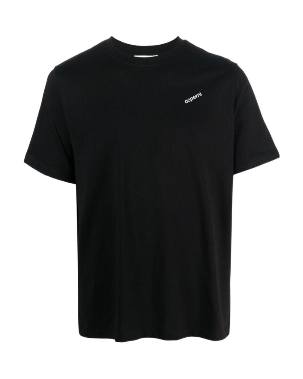 Coperni Black Logo Crew Neck T-Shirt for men