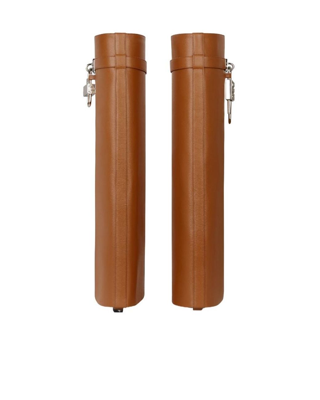 Givenchy Brown Shark Lock Boots