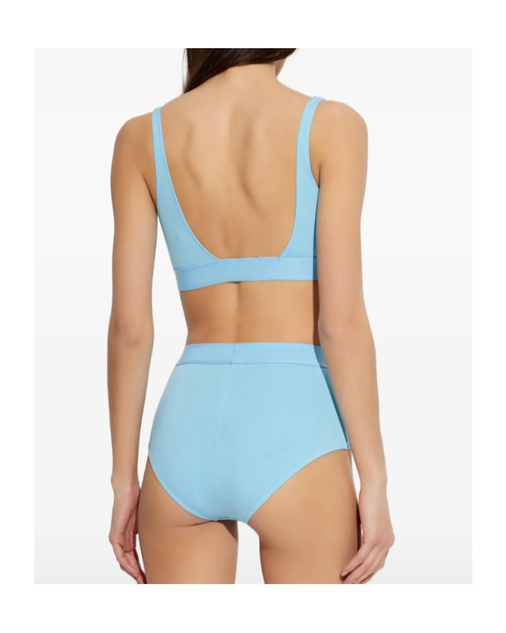 Tom Ford Blue Logo Underband Bralette Bra