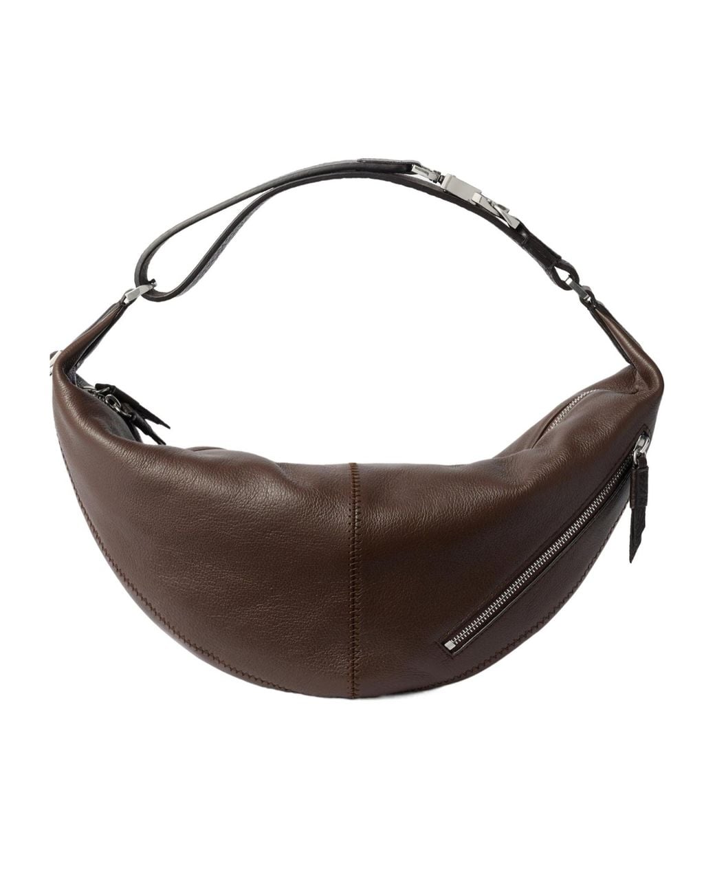 Lemaire Brown Quiver Clip Bag