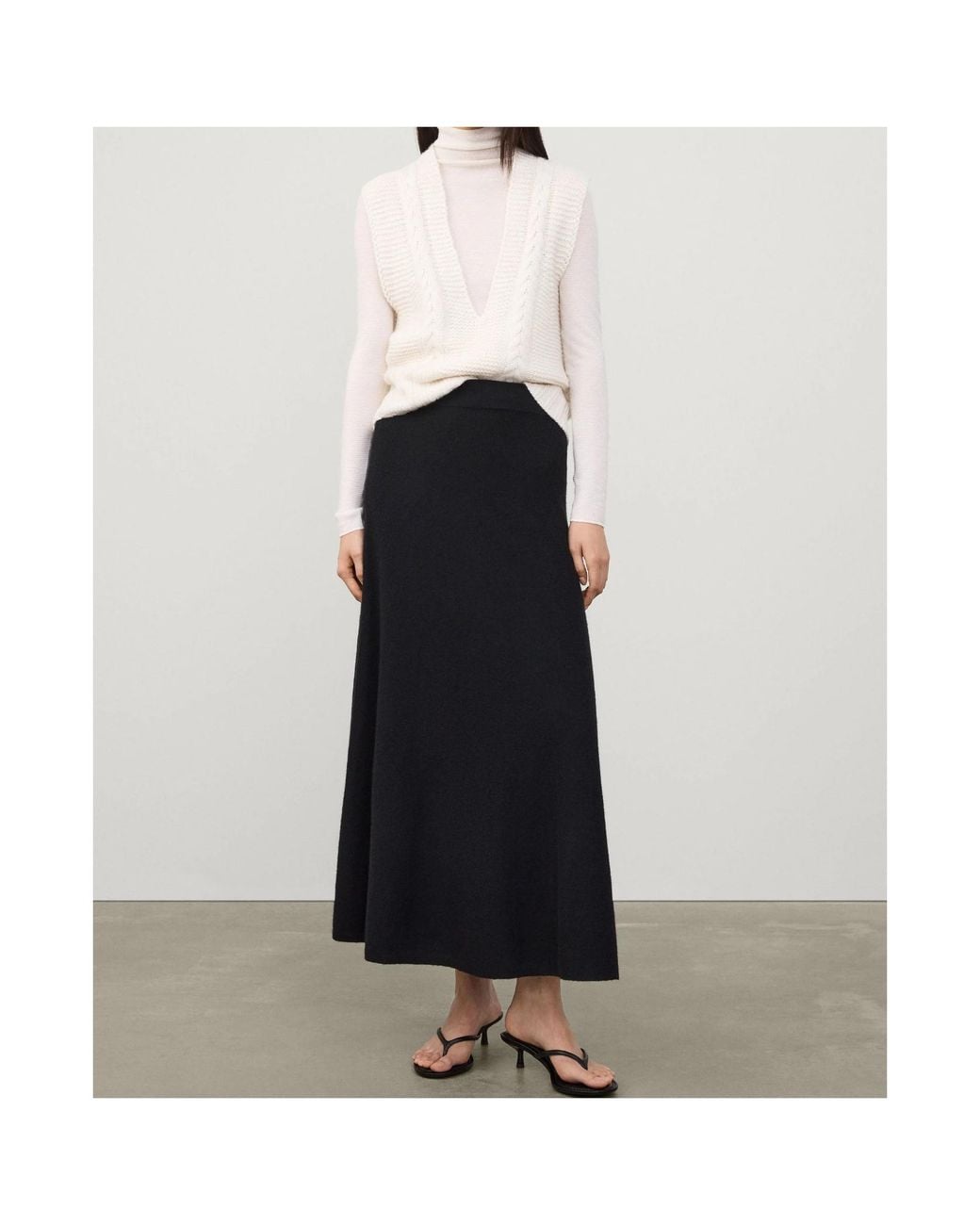 Lisa Yang Black High-Waisted Skirt