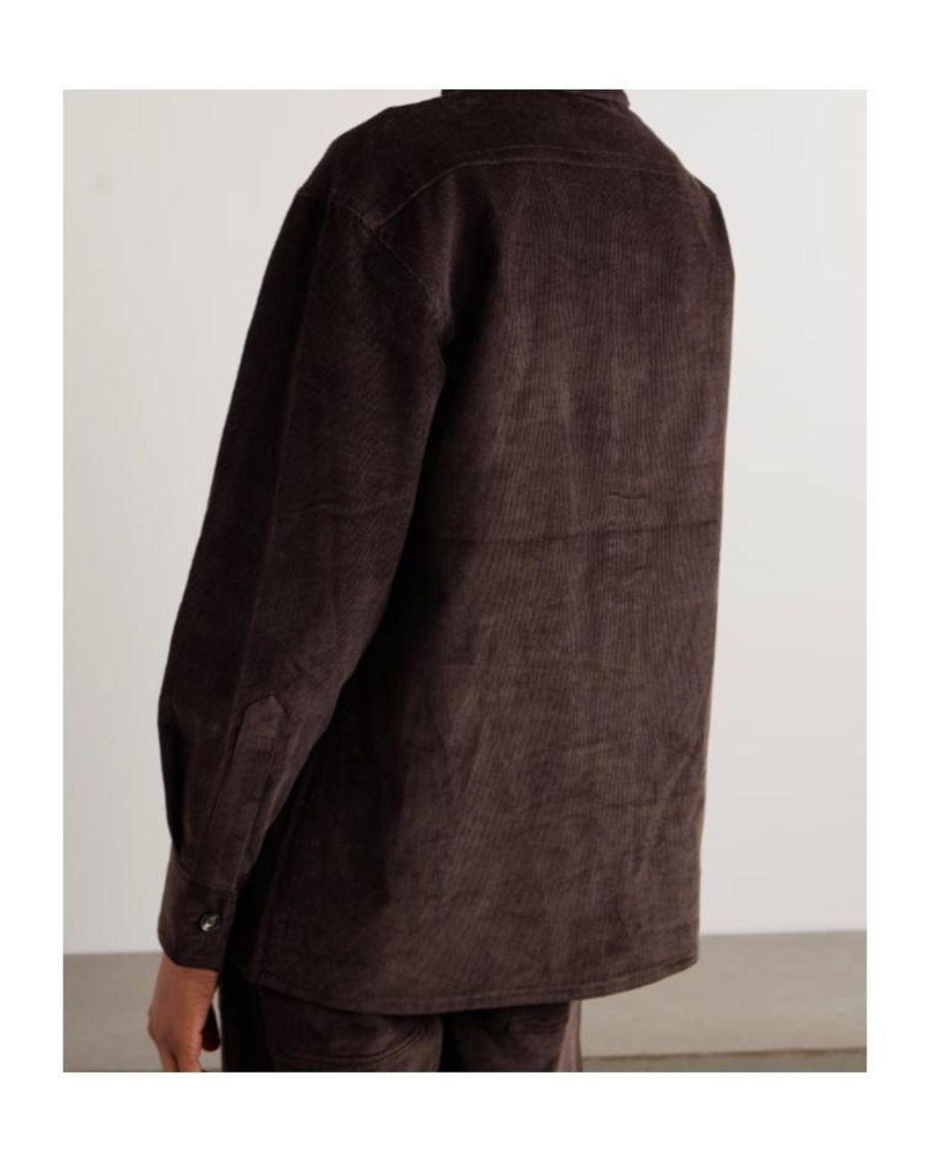 Co. Black Tton-Rduroy Shirt