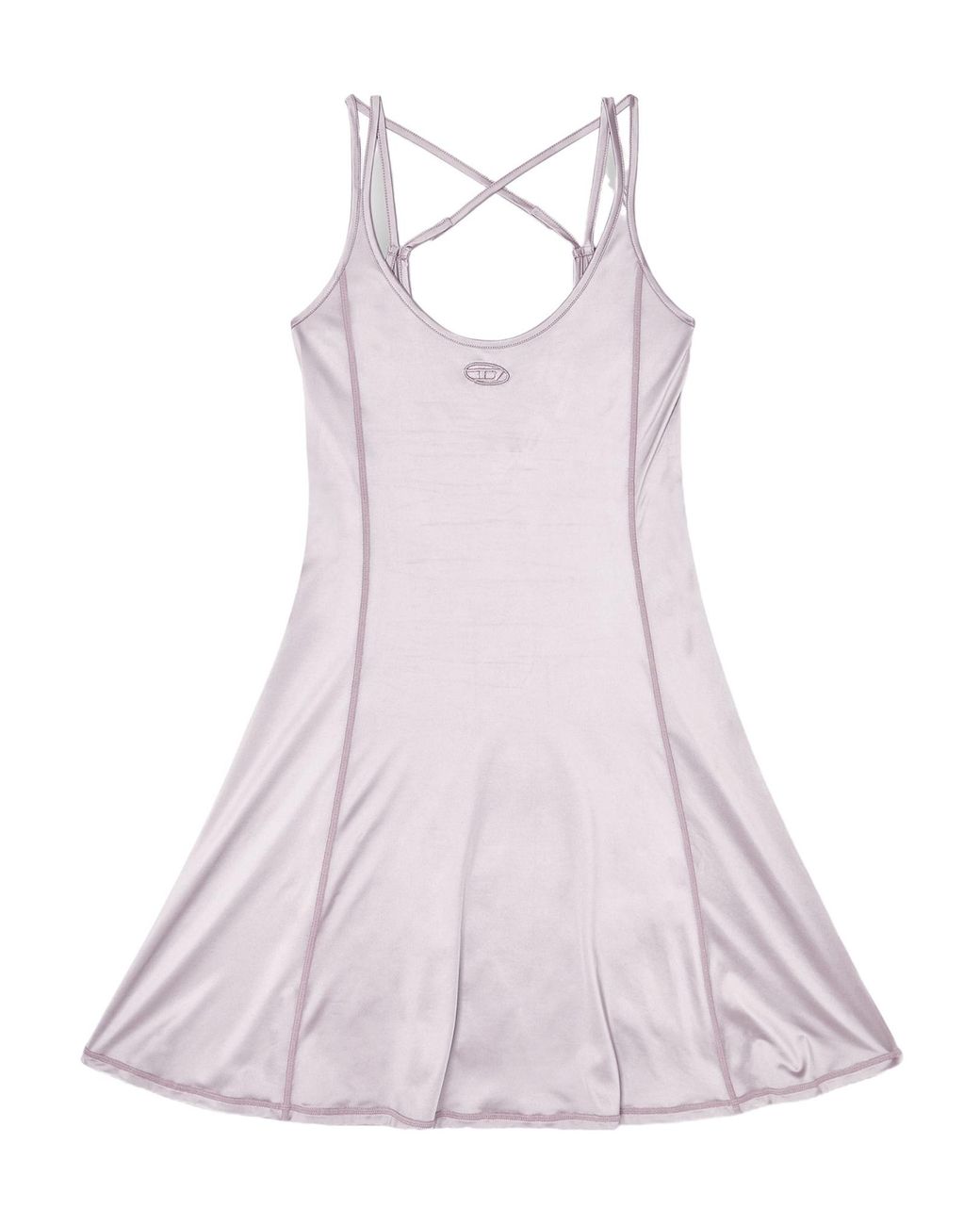 DIESEL Pink Fluid Mini Dress