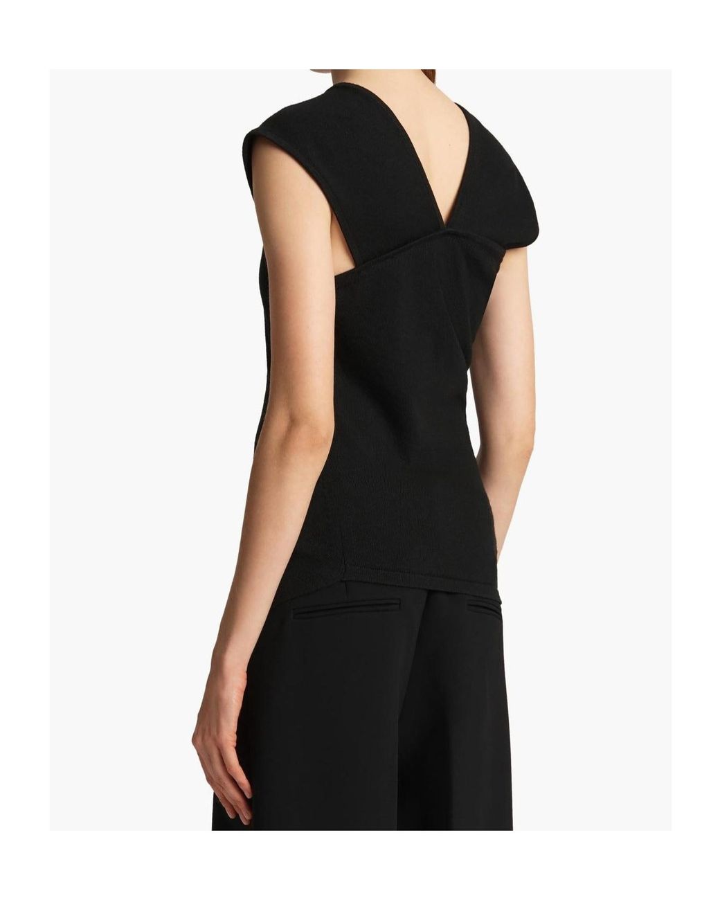 Khaite Black Josif Top