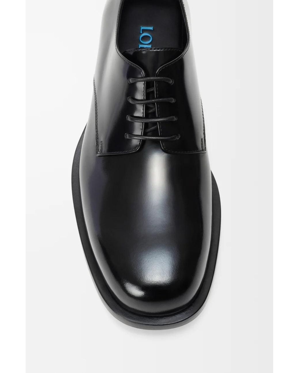Loewe Black Bobine Lace-Up Derby Shoes for men