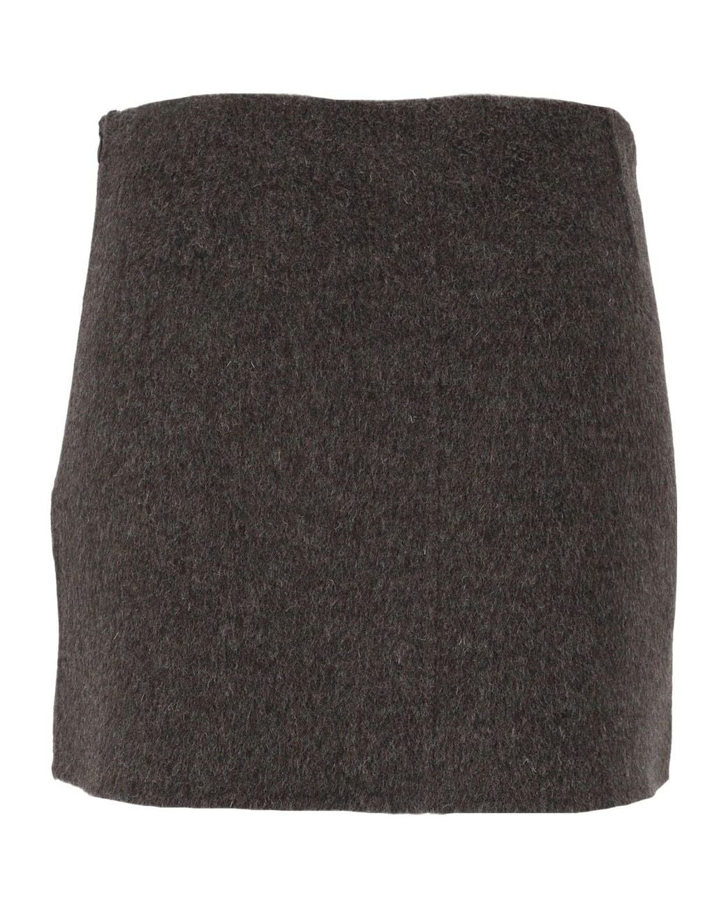 P.A.R.O.S.H. Black P.A.R.O..H. Double Mini Skirt