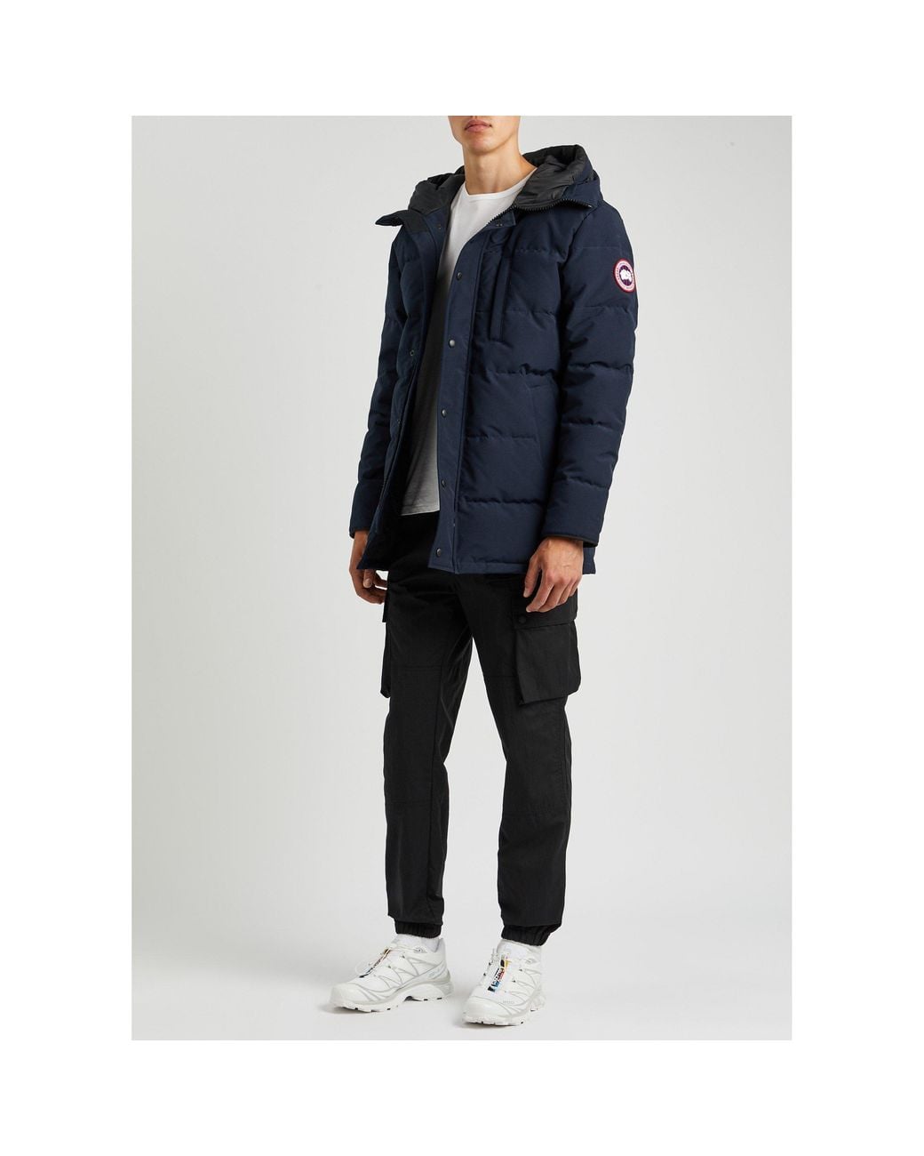 Canada Goose Blue Minimal Windproof Puffer Jacket for men