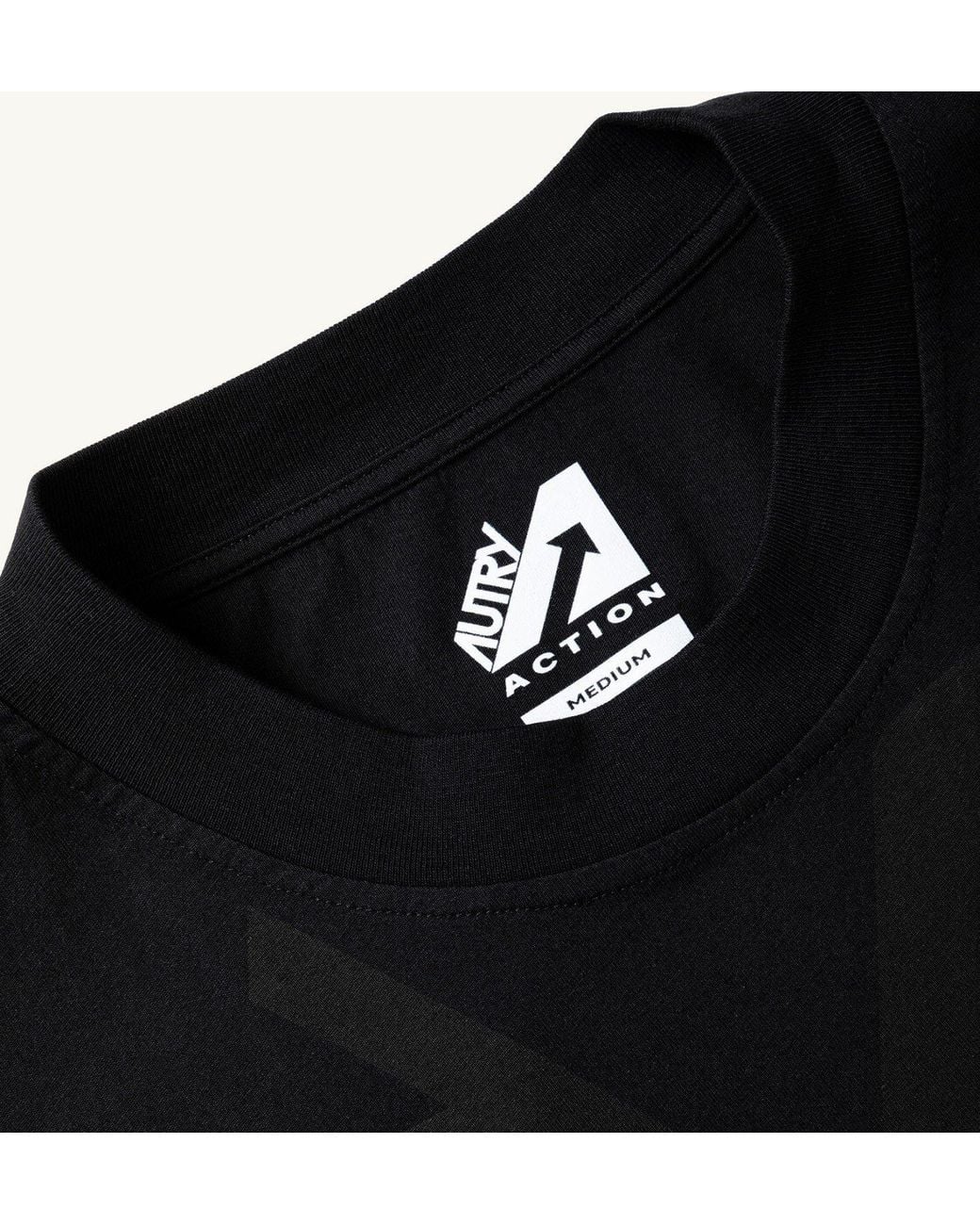 Autry Black Cropped T-Shirt
