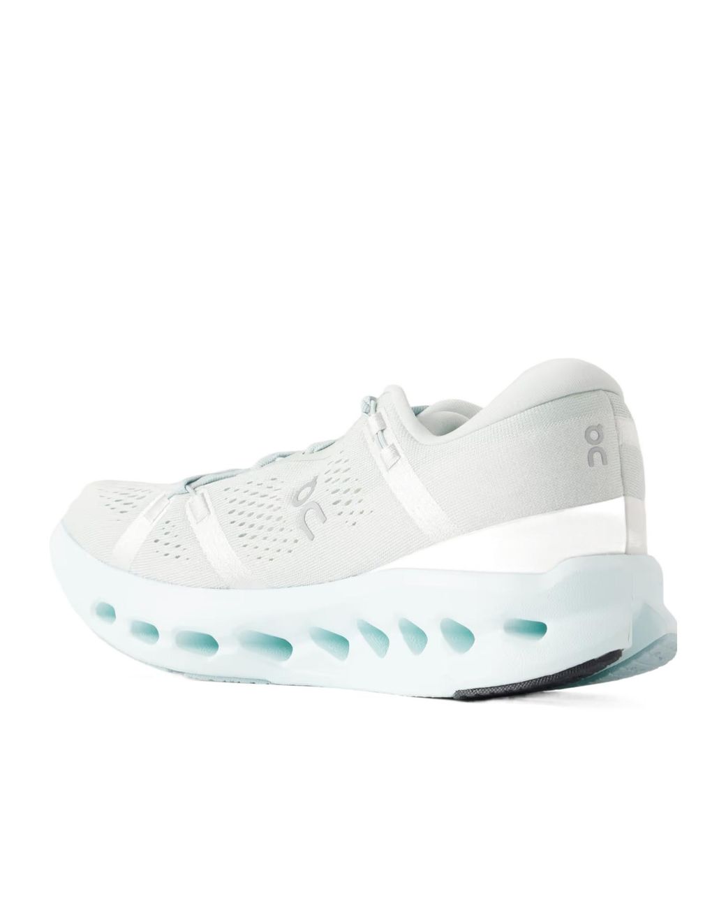 On Shoes White Rubber-Trimmed Mesh Sneakers