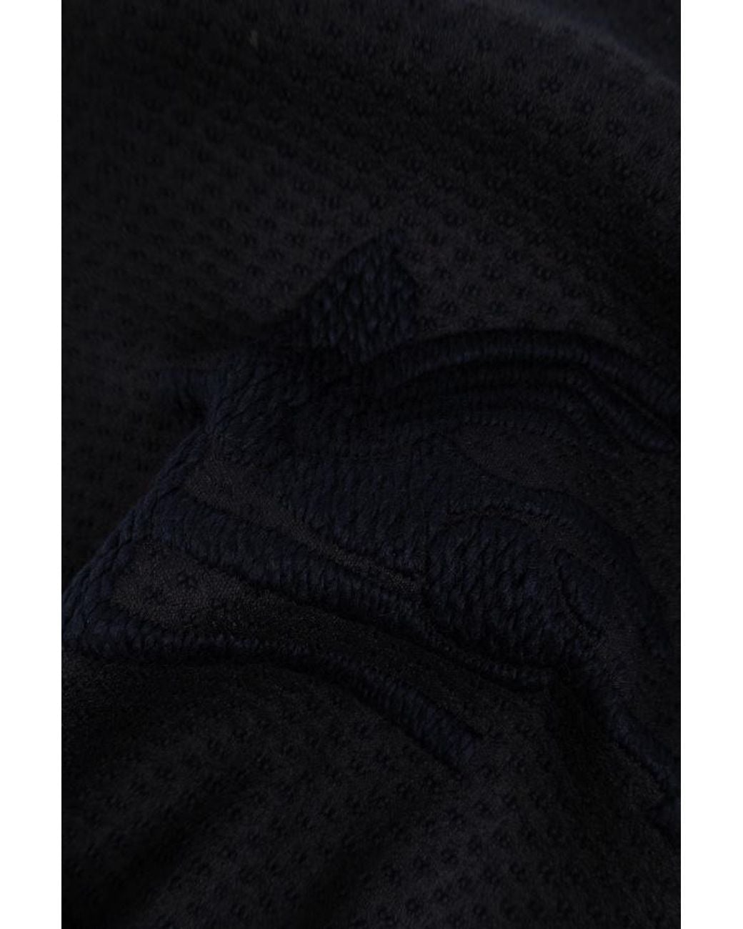 Etro Black Pegaso Embroidered Scarf