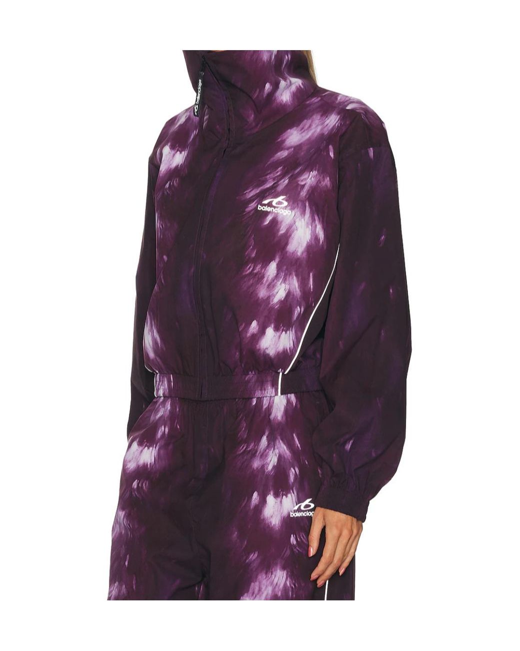 Balenciaga Purple Sports Ski Casual Jacket