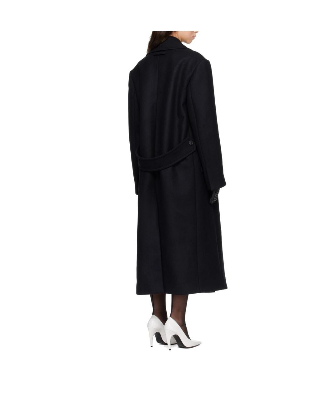 Jean Paul Gaultier Black Notch-Lapel Coat