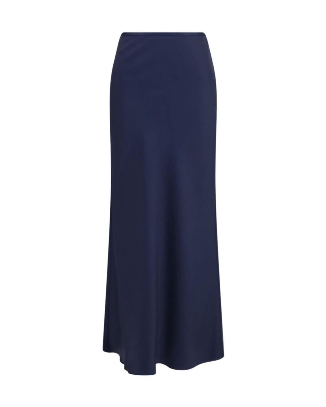 Loulou de Saison Blue Eli Silk Twill Maxi Skirt