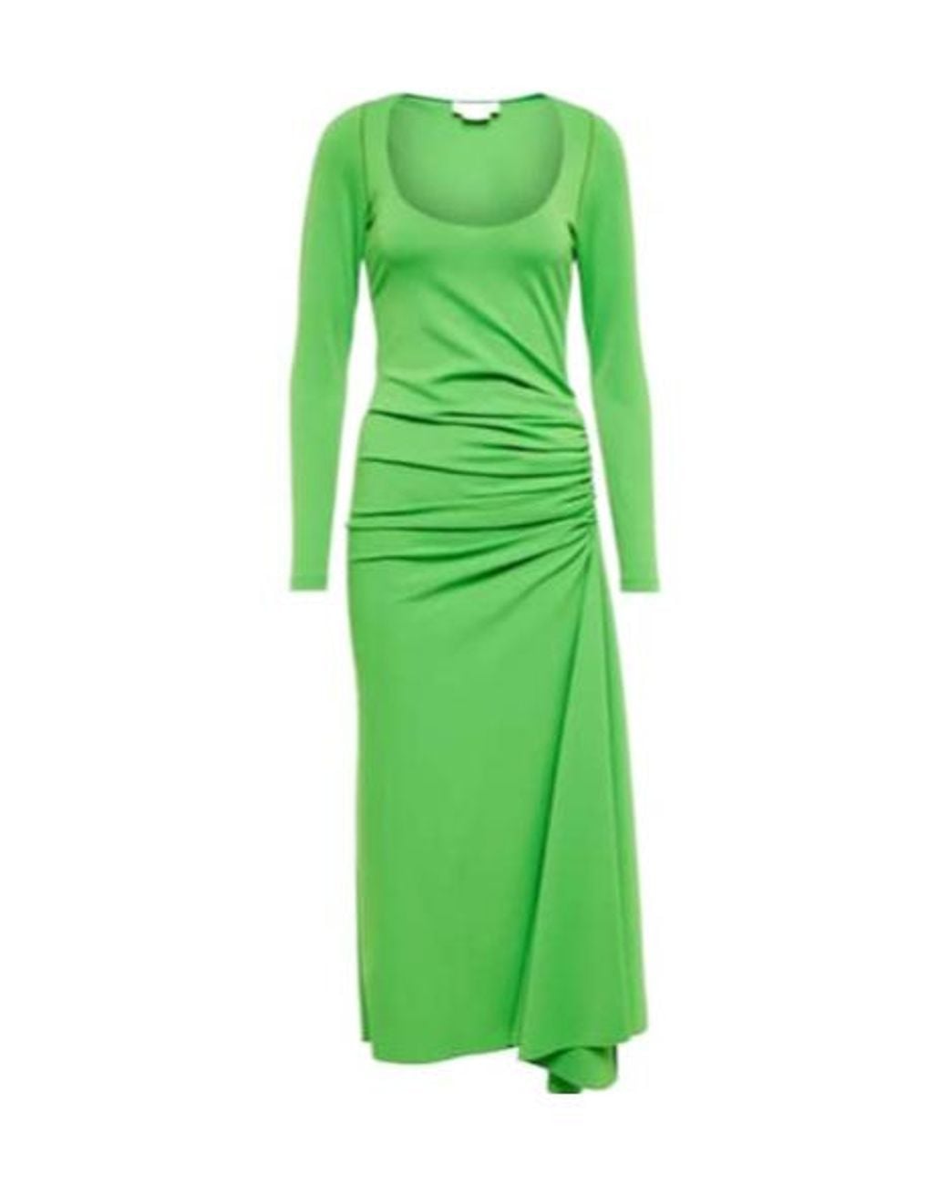 Marni Green Ruched Midi Dress