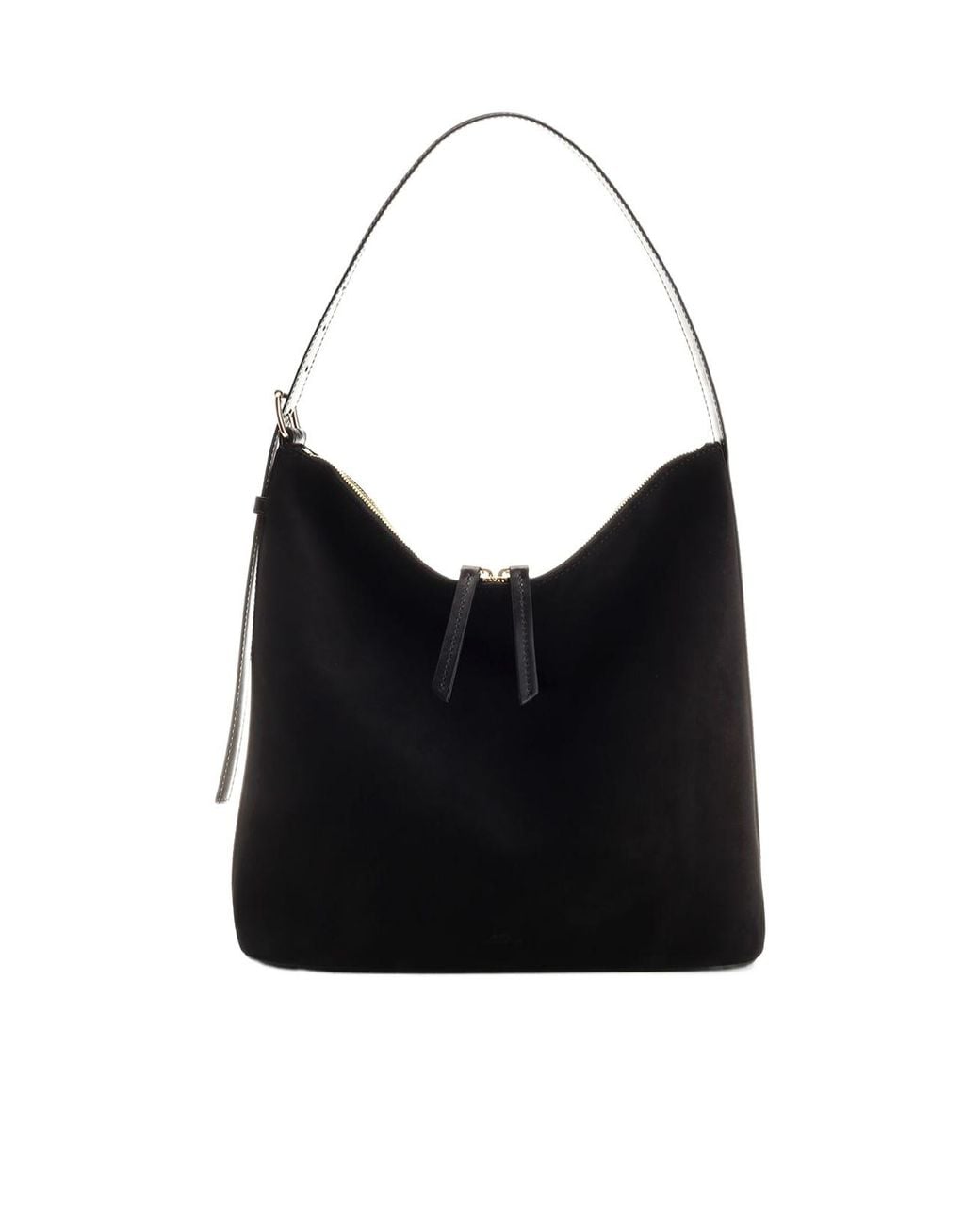 A.P.C. Black Vera Zipped Shoulder Bag