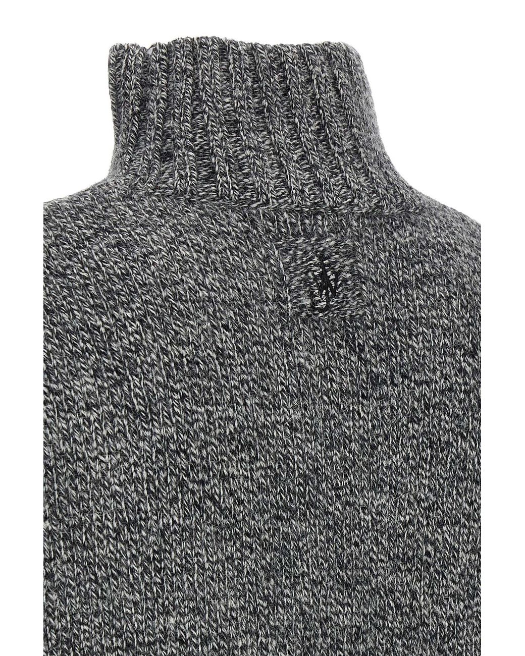 J.W. Anderson Gray Jw Anderson Patch Pocket Turtleneck Knitted Jumper for men