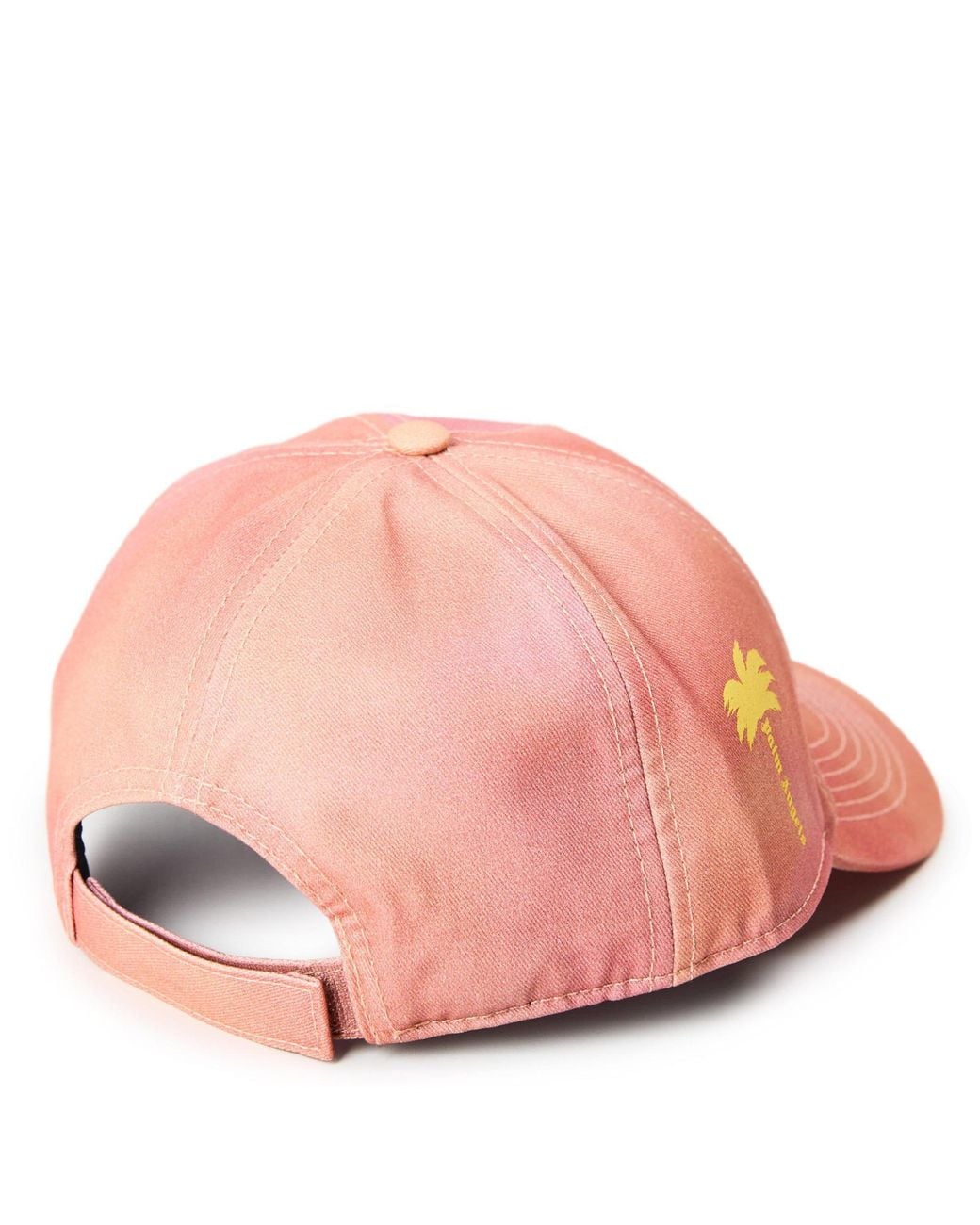 Palm Angels Pink Gradient Printed Baseball Cap for men