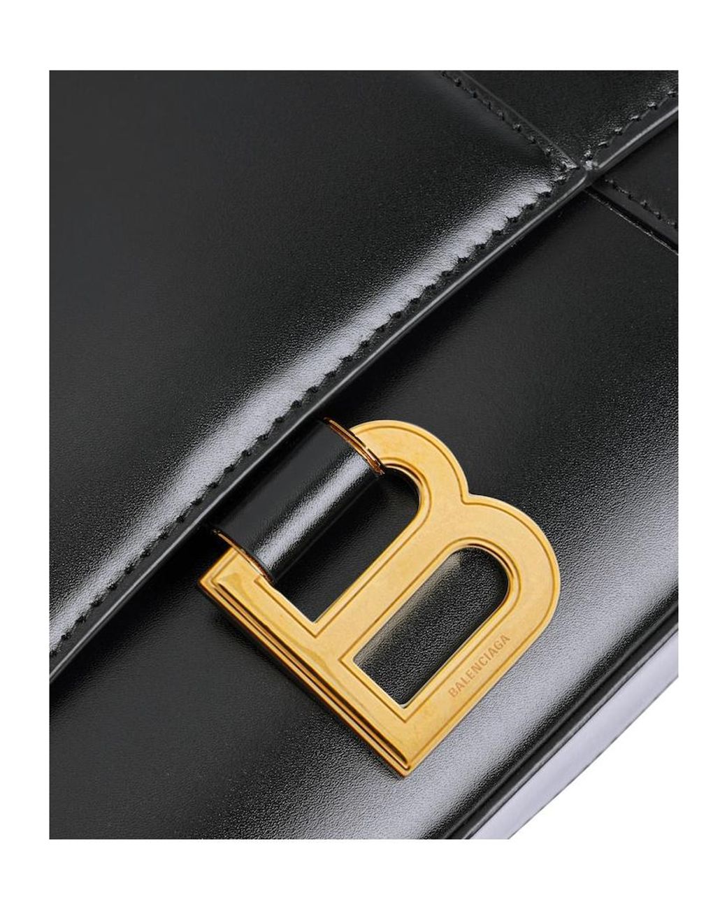 Balenciaga Hourglass Medium Sling Bag With Charms in Black