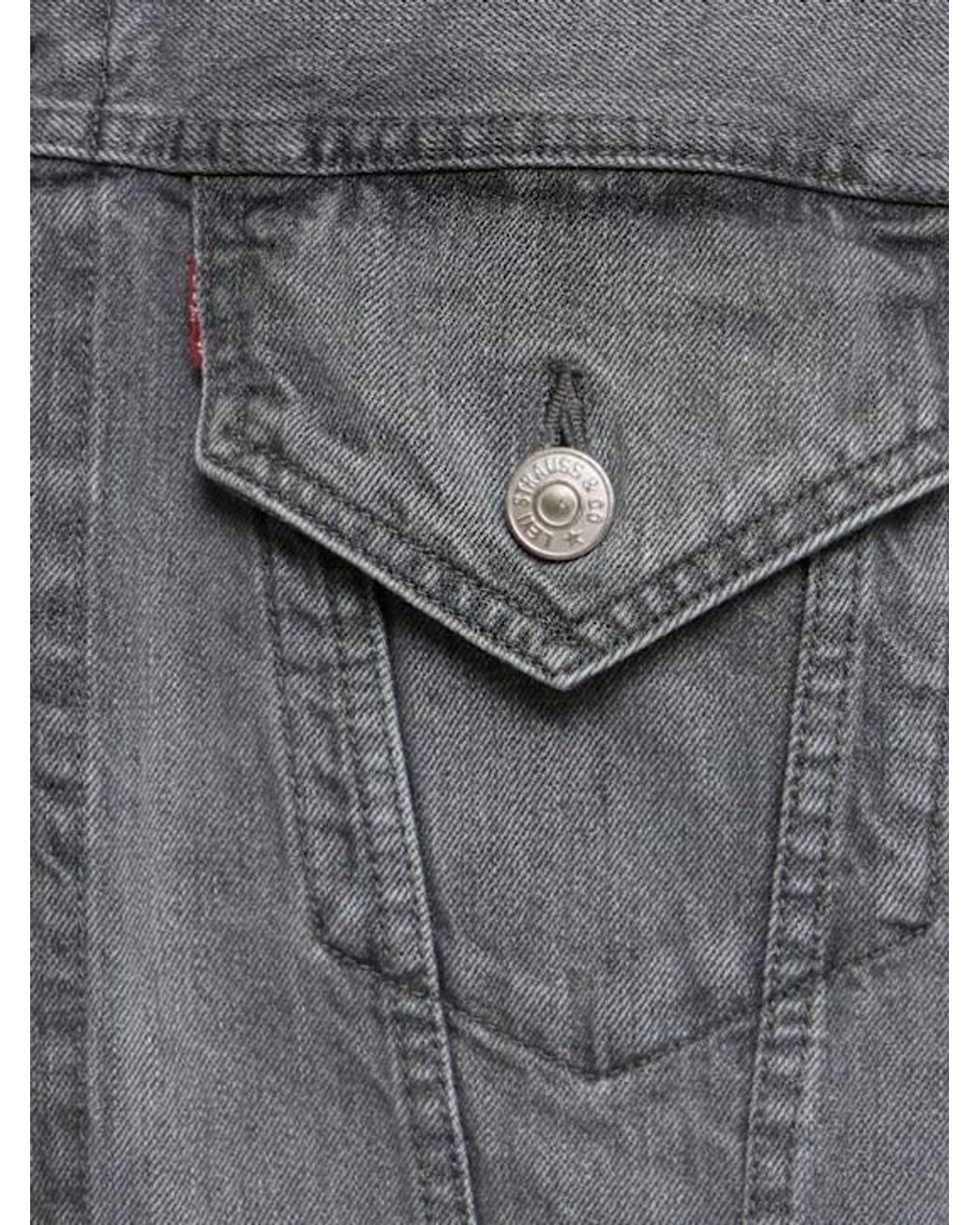Junya Watanabe Gray Levi's X Button-Down Denim Jacket for men