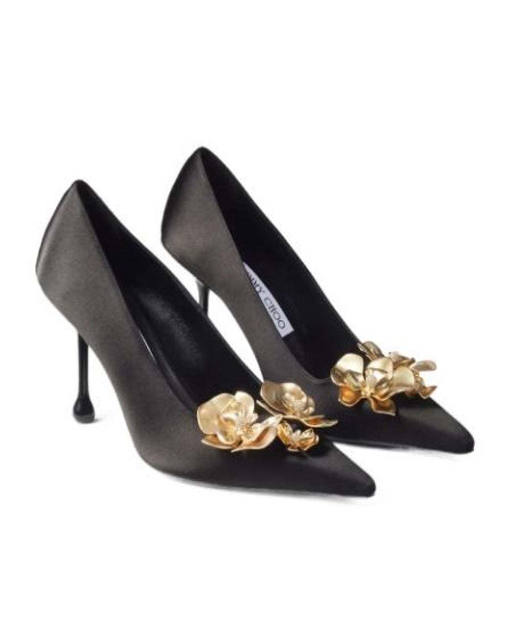Jimmy Choo Blue Ixia 95Mm Leather Pumps