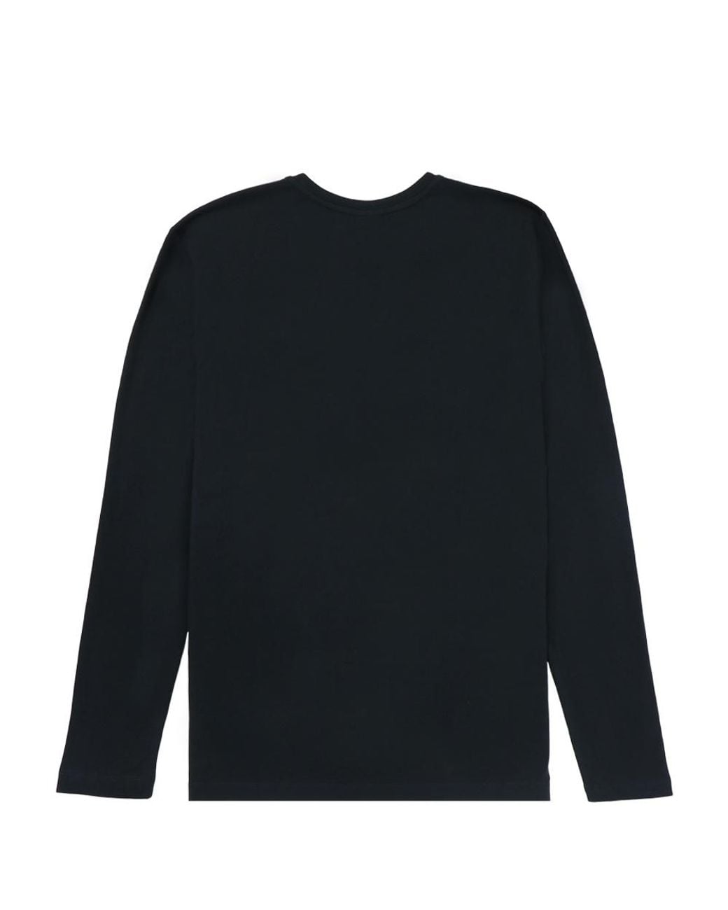 Armani Collezioni Blue Dark Logo Long-Sleeved T-Shirt for men
