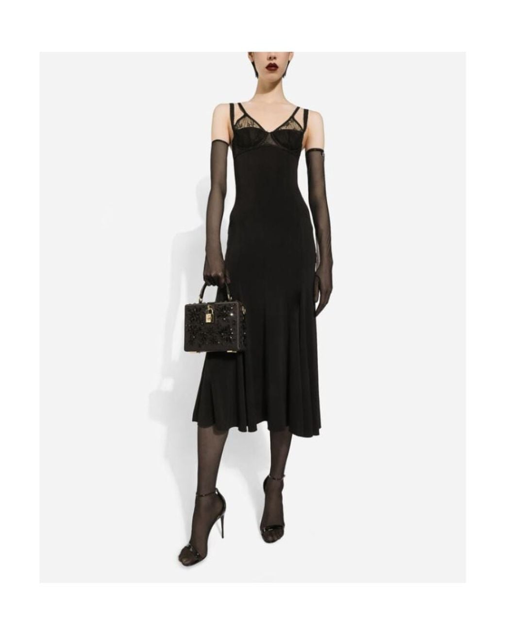 Dolce & Gabbana Black Dolce Box Handbag