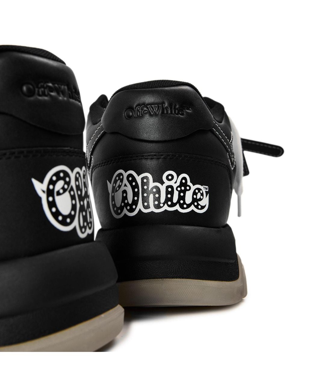 Off-White c/o Virgil Abloh Black Thick-Soled Sneakers for men