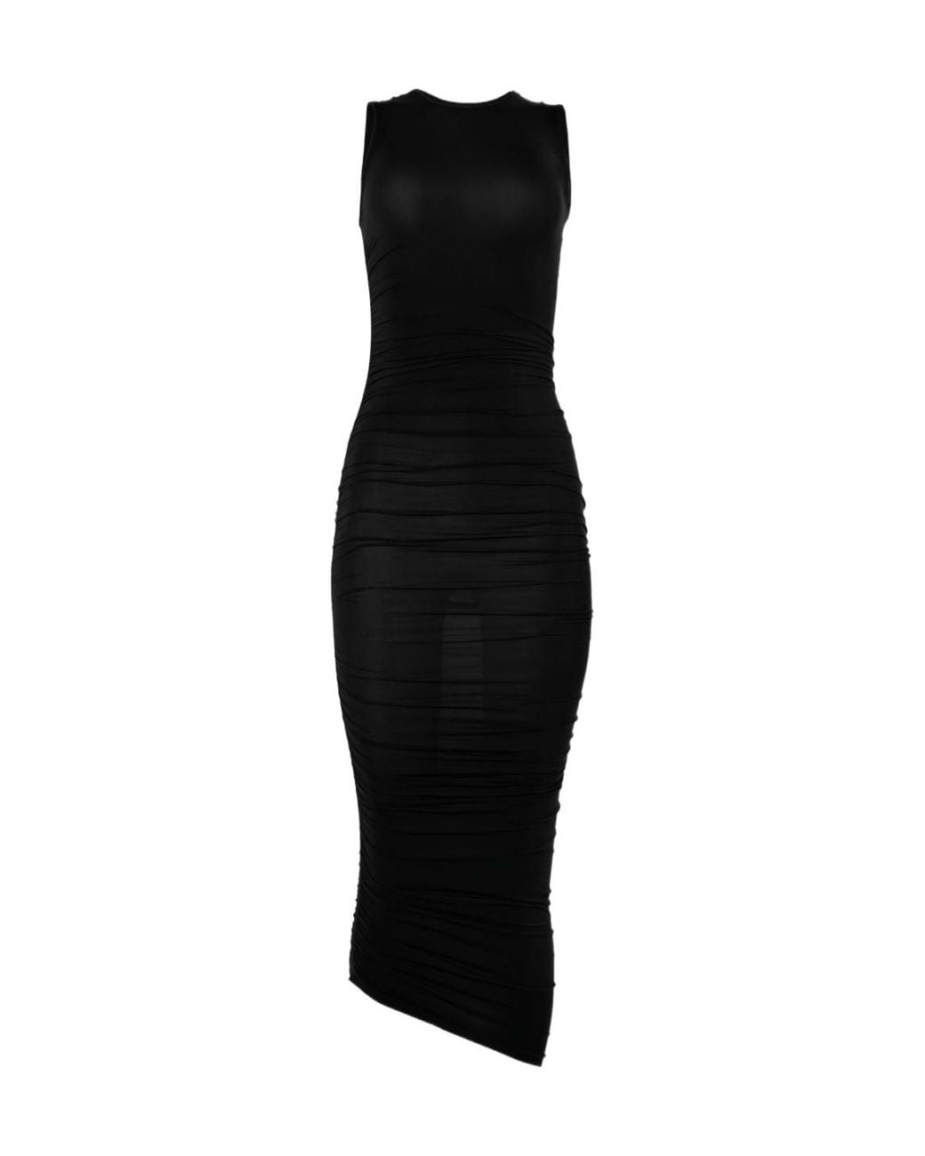 Wolford Black Sheer Drape Dress