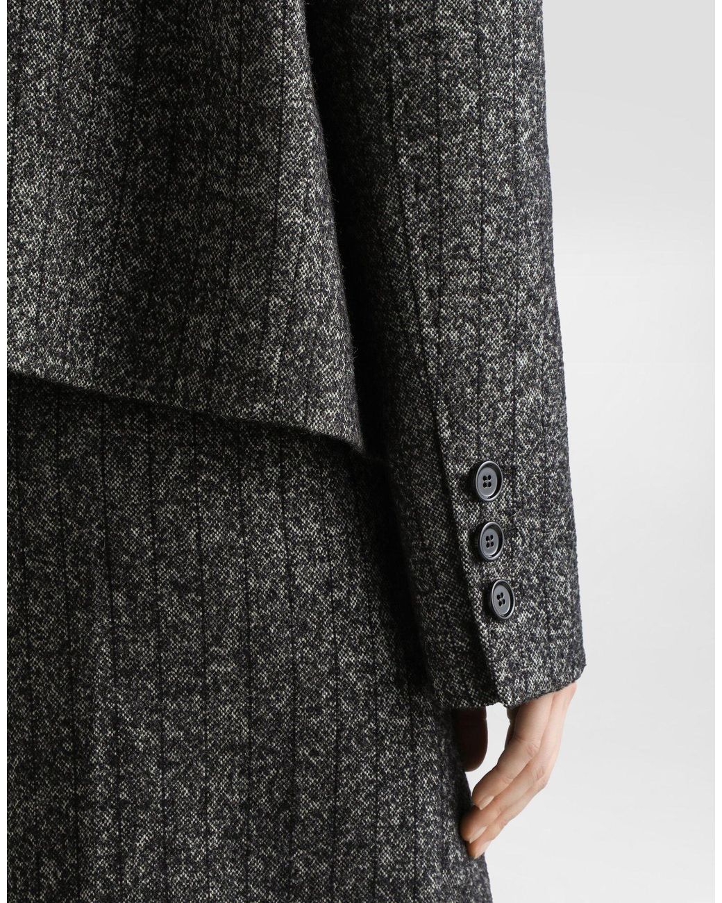 Dolce & Gabbana Black Double-Breasted Jacket
