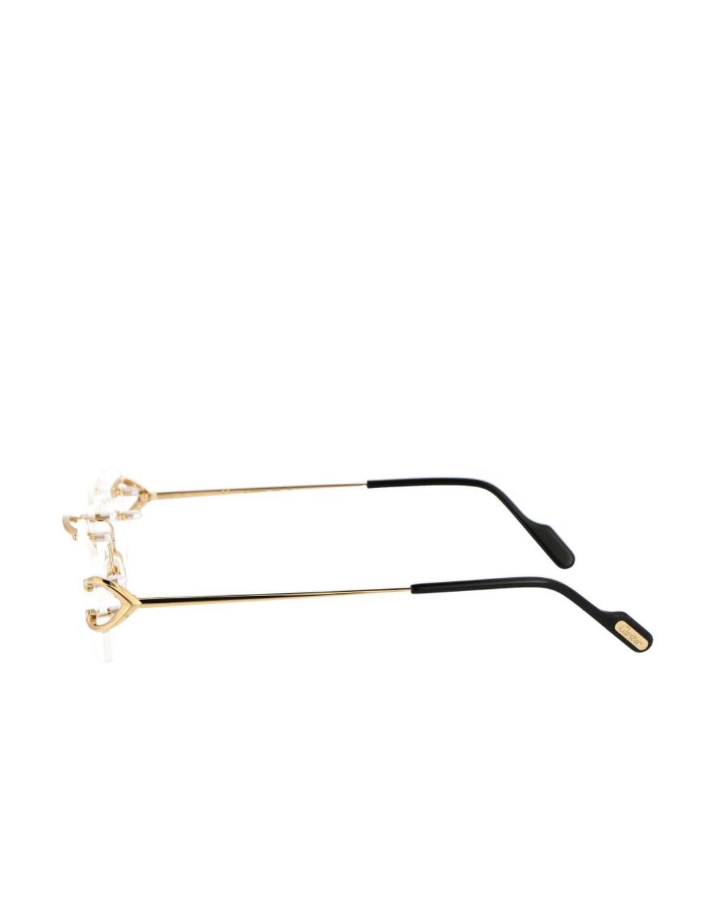 Cartier Natural Square-Frame Glasses for men