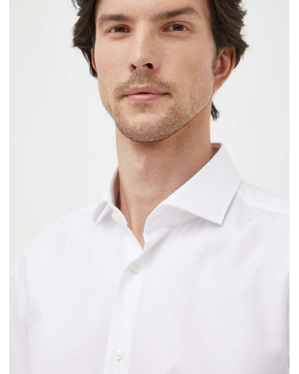 Boss White Long-Sleeved Shirt for men