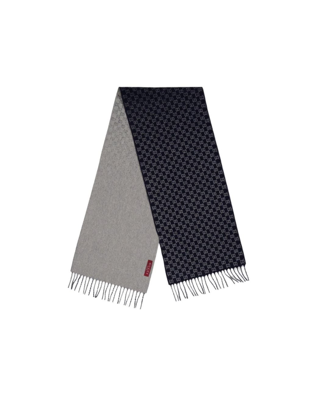 Gucci Blue Color Block Scarf for men