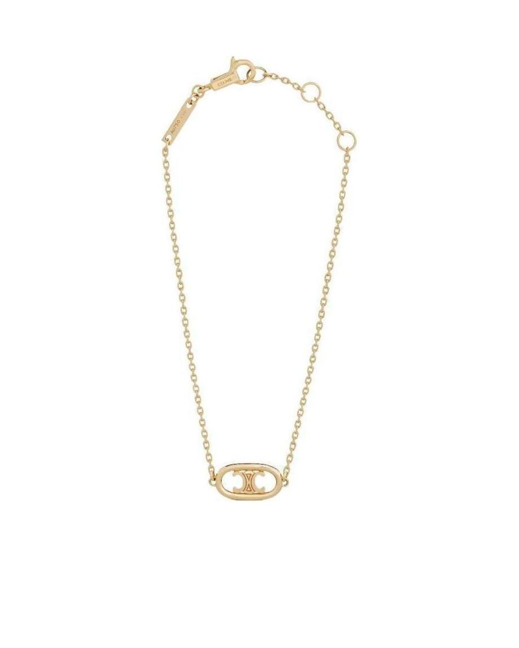 Céline White Maillon Triomphe Bracelet
