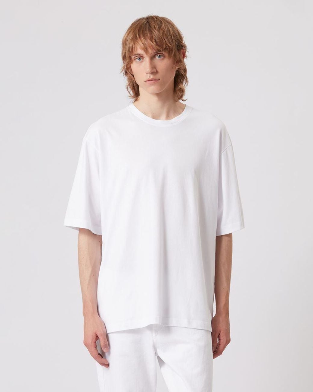 Isabel Marant White Logo-Printed Crewneck T-Shirt for men
