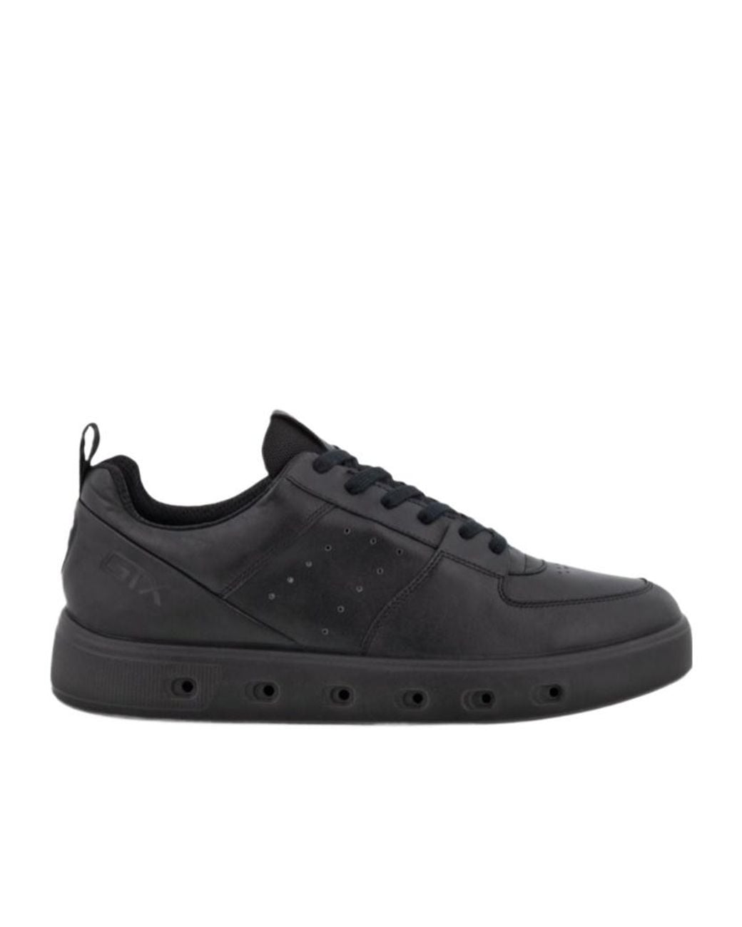 Ecco Black Laced Sneakers for men
