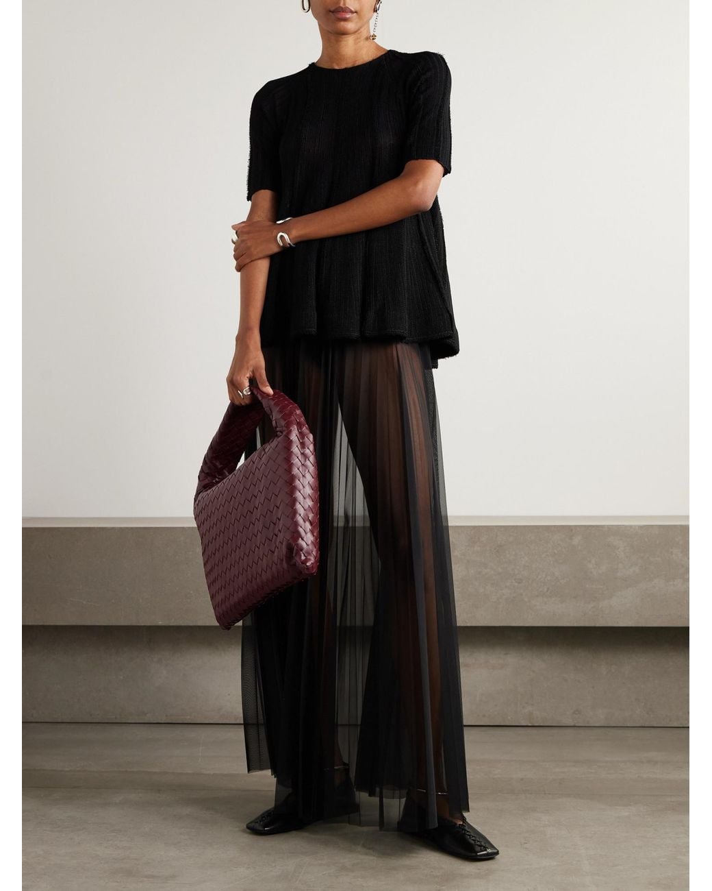 Proenza Schouler Black Comfortable Knit Top
