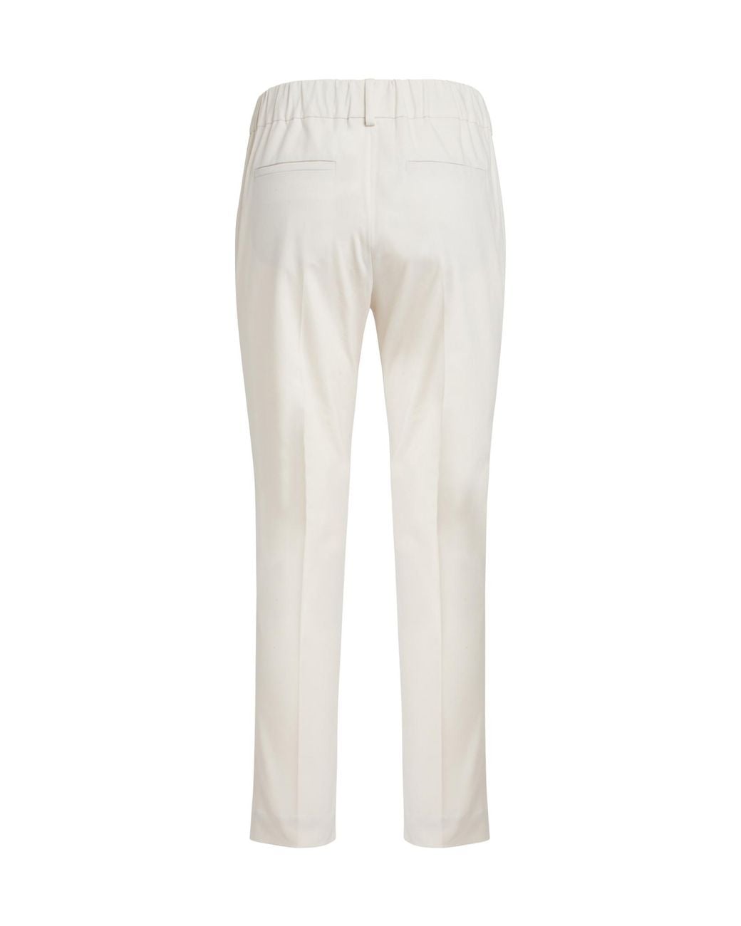 Brunello Cucinelli White Pleated Trousers